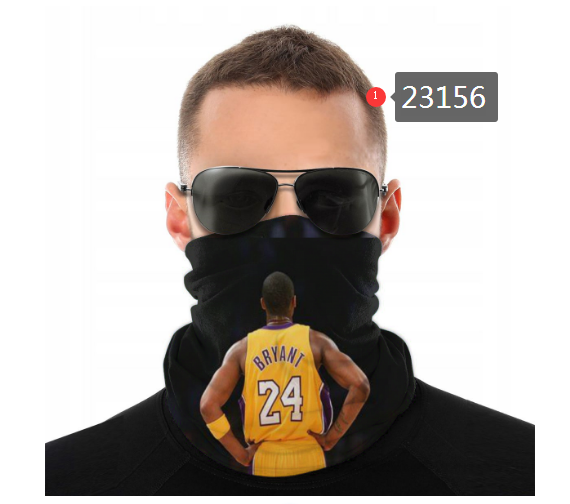 NBA 2021 Los Angeles Lakers #24 kobe bryant 23156 Dust mask with filter->nba dust mask->Sports Accessory